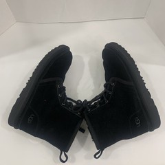 UGG Neumel II 1017326K-BLK Boots Kids US 6 Black Suede Round Toe Sheepskin