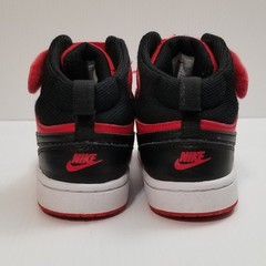 Nike Court Borough Mid 2 (PSV) University Red Black White CD7783-602 Kids Sz 12C