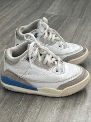 Nike Air Jordan 3 Retro Lucky Shorts Summit White Blue Size 11C DM0966-101