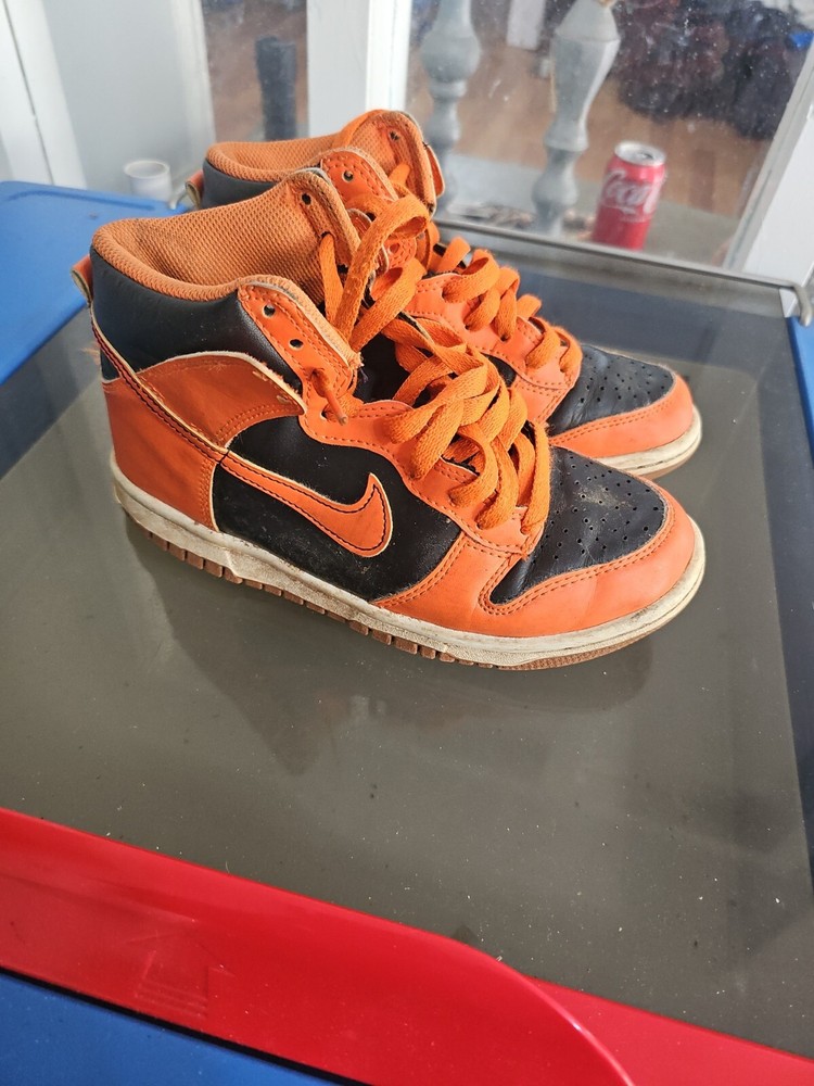Nike Dunk High (GS) Safty Orange DB2179-004 Sz 4y