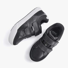Pediped Flex Acuna First Walker Shoe 10 – 10.5 US Unisex Little Kid Black/White