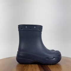New Little Kids Crocs Classic Blue Rubber Pull On Casual Outdoor Boots Size 13