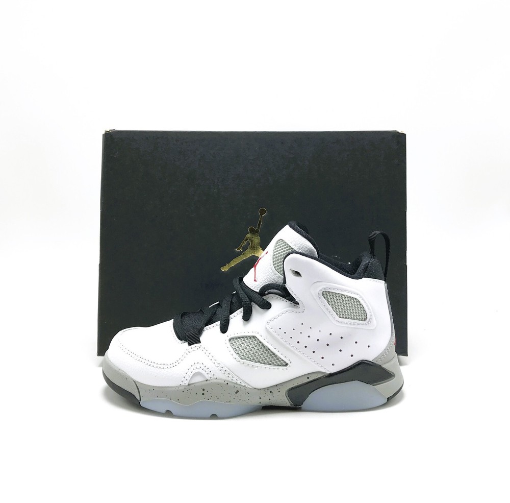 *NEW* Pre-School Kids Nike Jordan Flight Club 91′ (PS) White/Black (555470 102)