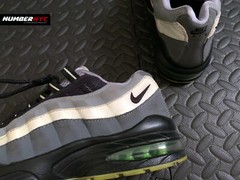 Nike Air Max – Black Grey Ivory Neon Green – US 4.5 Youth 307565-019 Kids Unisex