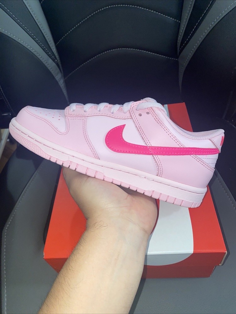 Nike Dunk Low ‘Triple Pink’ Pre School PS 3Y (DH9756-600) BARBIE PINK
