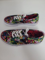 Vans X Marvel Comics Authentic Multi/White Size 13.5 kids