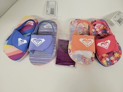 (Mismatched Color): 2 Pair Roxy Kids Pink & Blue Sandals Toddler Size 6