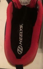 Heelys Flames Pro 20 X2 Black/Red/Yellow Shoes HE100722 Youth Size 6 NEW w/o BOX