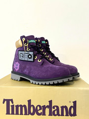 Timberland Premium 6″ Waterproof Nubuck Boots Purple Youth US 5 M