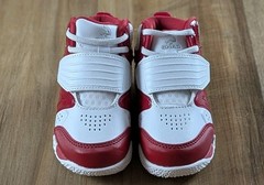 Shaq Devastator Little Kids Toddlers Unisex High Top Sneakers Red White Sz 8