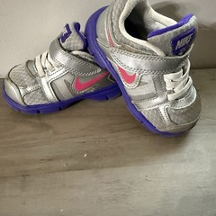 Nike Better World Silver Purple Pink Colorblock Sneakers Unisex Kids 6C EU 22