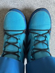 Kids adidas 5 1/2 Climawarm Terrex Waterproof Sneaker Snow Boots Bright Blue