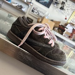 Nike Jordan 1 Retro Low OG SP Travis Scott Velvet Brown PS Size 10C DO5442-202