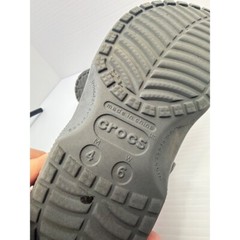 Crocs Fun Lab Clogs Jibbitz Charms Gray Slip On Shoes Comfort Size M4/W6