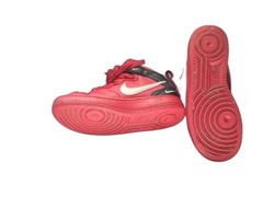 Nike Air Force 1 University Red Signed Shoe Youth Size 6.5Y