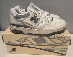 Authentic New Balance 550 Aime Leon Dore ALD sneakers PS White Grey 2.5Y