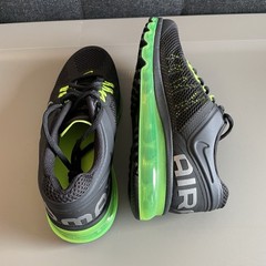 NIKE AIR MAX 2013 (GS) BLACK/METALLIC SILVER SIZE 7Y/WOMEN’S 8 [555426-003]
