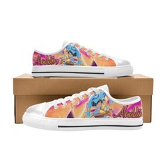 Jasmine aladdin Custom High Top Canvas Sneaker Shoes For Kids