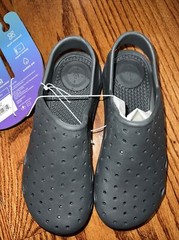 Totes Sol Bounce Kids Slip Ons Machine Washable Splashers Size 13~1 Gray Unisex