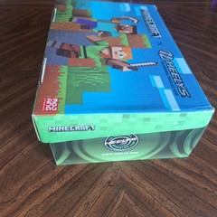 Heelys Pro 20 Minecraft Creeper Black Green Wheeled Shoes US 7 w/ Box
