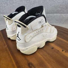 Jordan 6 Rings GS White Multi Color Confetti Sneakers 323419-150 Kids Shoes