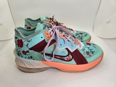 Nike Lebron James 18 Low Mimi Plange Shoes GS Youth 5 Blue Daughters dn4177-400
