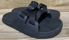 Chaco Unisex-Child Chillos Black Big Kids Slides Sandals Black – Size 3