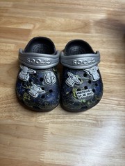 Crocs Baby Toddler Classic STAR WARS Clog BABY YODA With Jibbitz Unisex Size C5