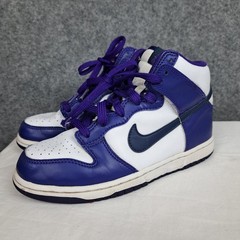 Nike Dunk High PS Size 3Y Electro Purple Navy White Sneakers Shoes DH9751-100