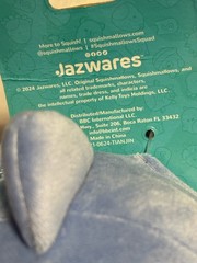 Original Squishmallow Samir the Whale Plush Slippers Kids Size 4/5 NEW