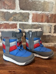 Merrell Select Grip M Alpine Puffer Water Proof Youth Snow Boots Size 5M Blue