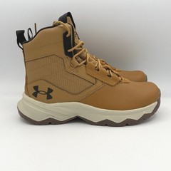 Under Armour Stellar G2 6″ Boots Youth Size 4Y Brown Tactical Hiking 3026056-200
