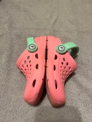 Joybees – Kid’s Active Clog – Charcoal / Sport Blue-Size 6/7 Croc Style