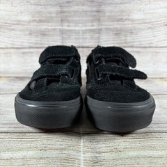 Vans Old Skool V Kids Black Hook & Loop Skate Shoes Sneakers US Kids 1.0