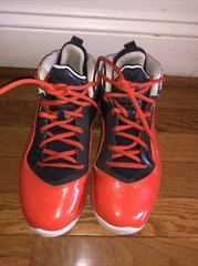 Jordan Melo M8 Anthracite/White-Orange 469787-016 Youth Sz 7 Basketball Sneakers