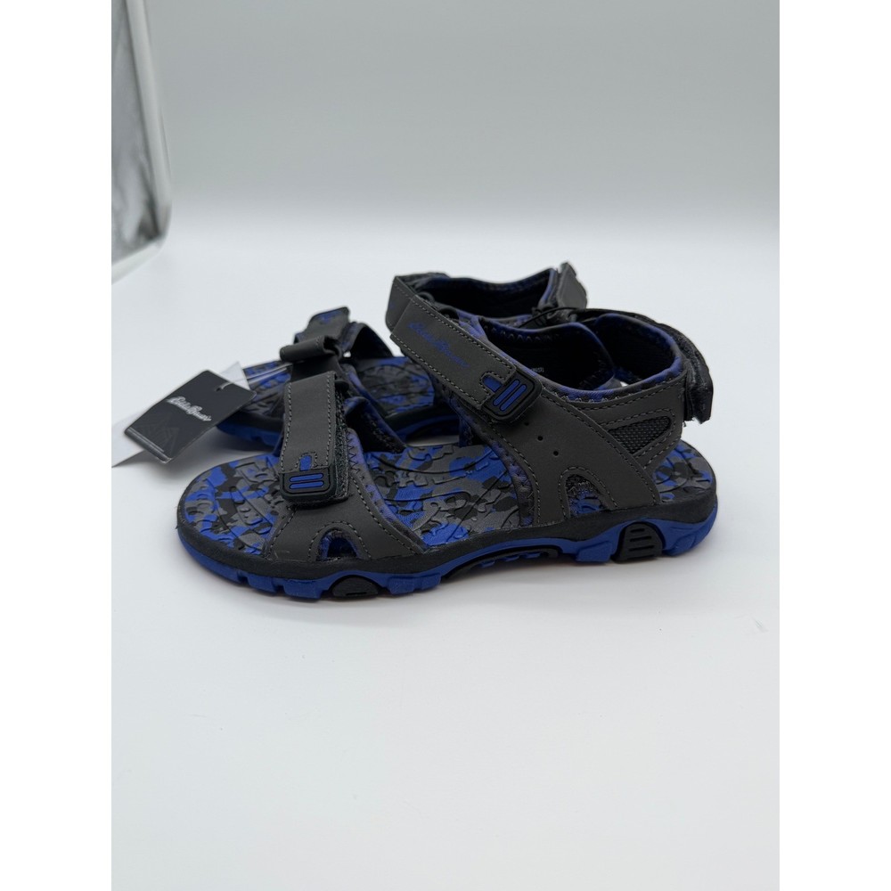 Eddie Bauer Jordan Kids Grey Blue Camo Sport Sandals Size 1
