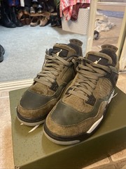 Jordan 4 Olive Green Color Authentic Size 5.5 Youth FB9928-200