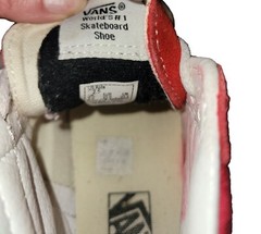 VANS SK8 HI CORE CLASSIC Youth Size 2.5 High Top Fabric & Suede Shoes Sneakers