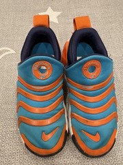 Nike Dynamo Do Kids Size 13c Used Sneakers Blue And Orange