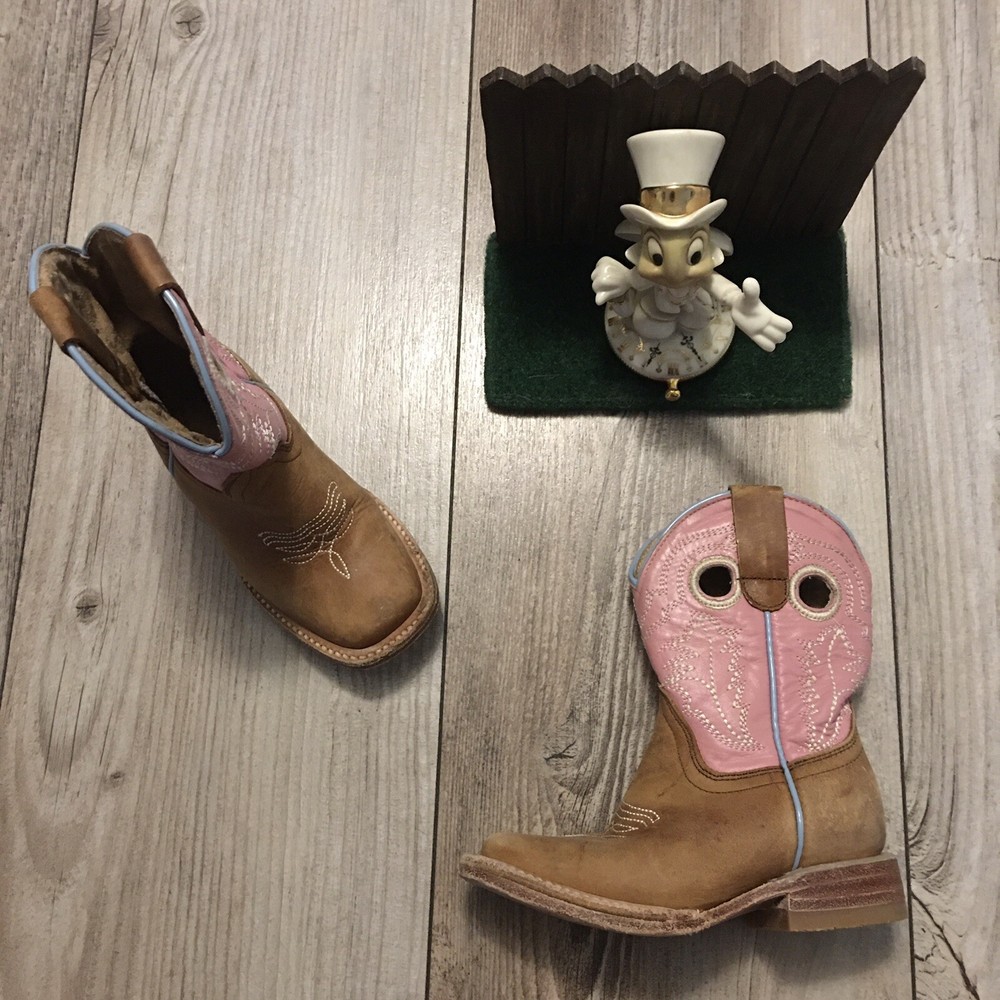 Toddler cowboy boots Gran Lider 4.5 Minimal Wear Pink Brown Minimal Wear $89