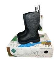 Muck Boot Unisex Kids 5mm Neoprene Bootie Element Print, Black/Heathered, Size 7