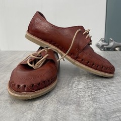 Huaraches Size 20 (approximately US 1 Youth/2 Youth) Brown Leather Shoes