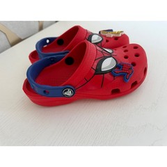 Crocs Kids Marvel Spider-Man Clogs Red Blue Jibbitz Size 13 C13 Boys Girls