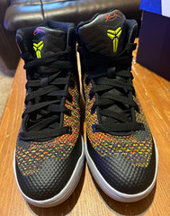 NEW! Nike Kobe Mid Top 9 Elite Protro “Masterpiece” Black/Multicolor