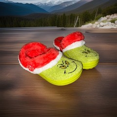 Grinch Crocs Kids Size C13