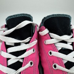 Converse Chuck Taylor All Star Double Tongue OX Hot Pink Shoes 654226F Sz 3 Y