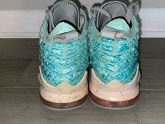 Nike Air LeBron 17 XVII South Beach Size 6Y Youth Aqua Blue Pink BQ5594-444
