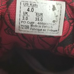 VANS Kids Marvel Sneakers Size 4 Captain America Super Hero Wings