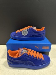 Size 5.5 PUMA Suede Rocket League Jr Lace Up Youth Boys Blue Shoes 399443