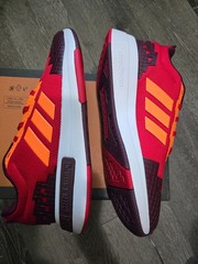 Adidas Minecraft Pro J Red Orange Black Youth Size 5.5 Women 7 JR1968 Box